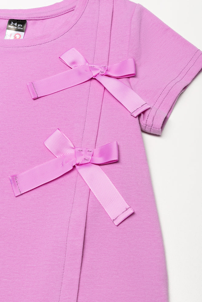 Bow Knit Top Lilac (1)
