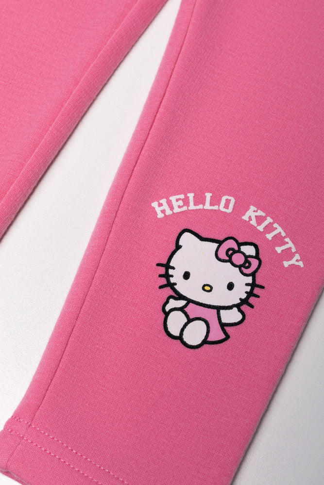 Hello Kitty Tracktop And Leggings Set Pink (2)