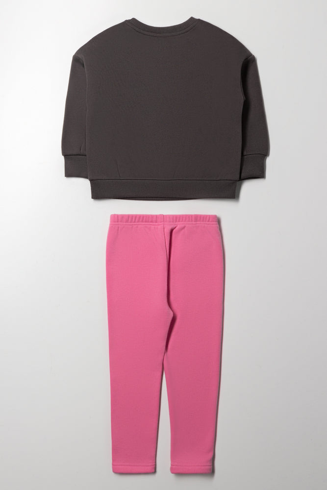 Hello Kitty Tracktop And Leggings Set Pink (3)