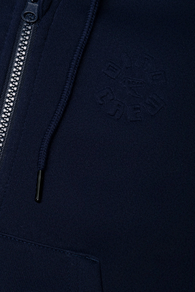 Zip Through Tracksuit Navy
