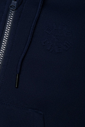 Zip Through Tracksuit Navy