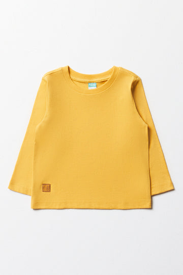 LONG SLEEVE T-SHIRT OCHRE