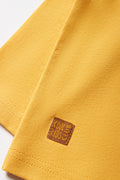 LONG SLEEVE T-SHIRT OCHRE (1)