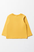 LONG SLEEVE T-SHIRT OCHRE (2)
