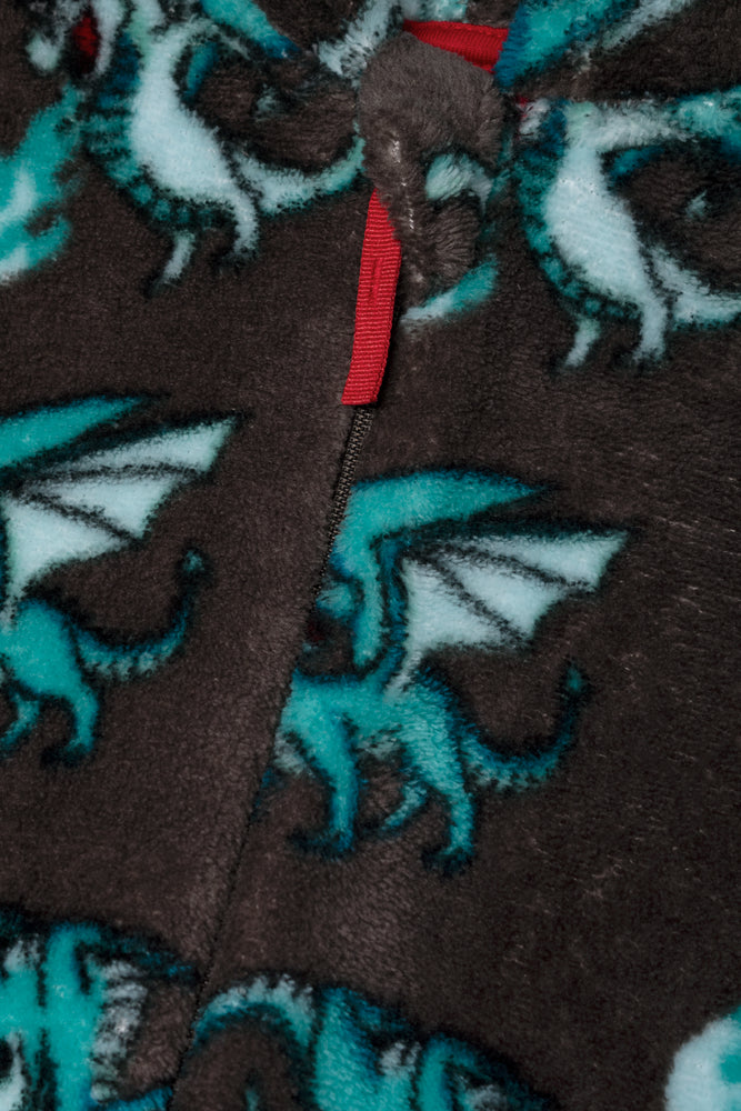 Dragon Onesie Charcoal
