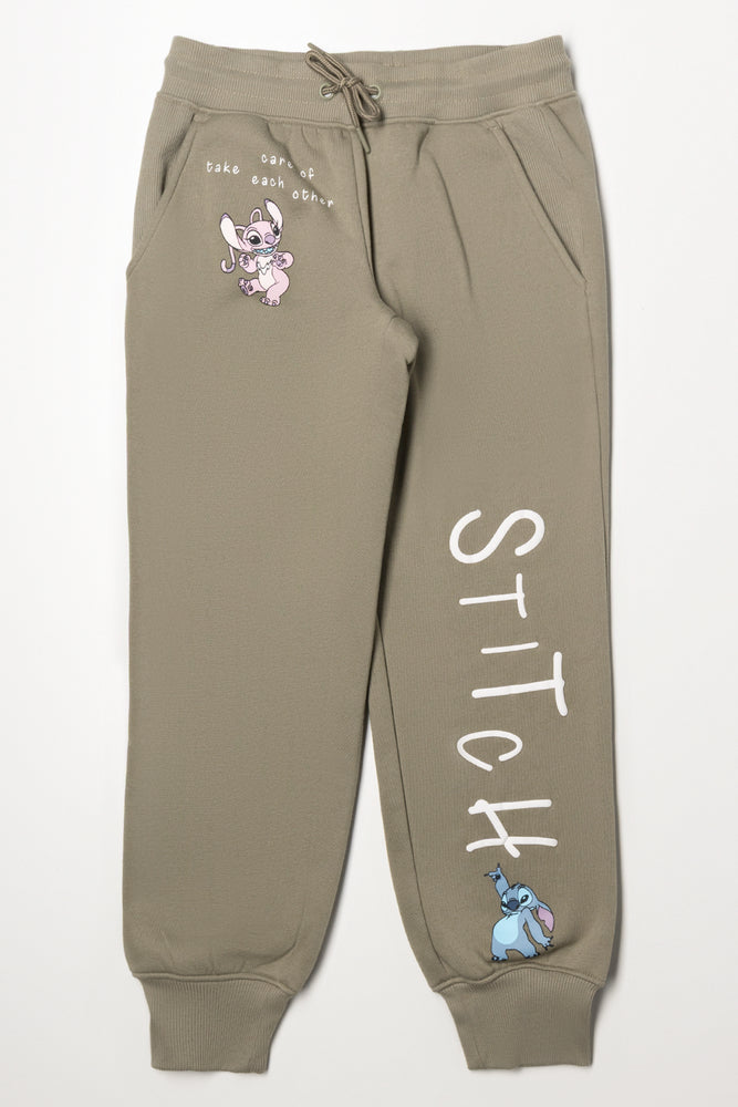 Lilo & Stitch Rib Trackpants Natural