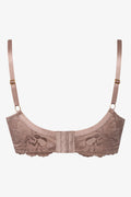 Plus Size 2 Pack Lace Balconette Bras Black And Natural (3)