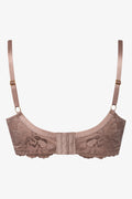 Plus Size 2 Pack Non Padded Underwire Lace Bra Black And Natural (3)
