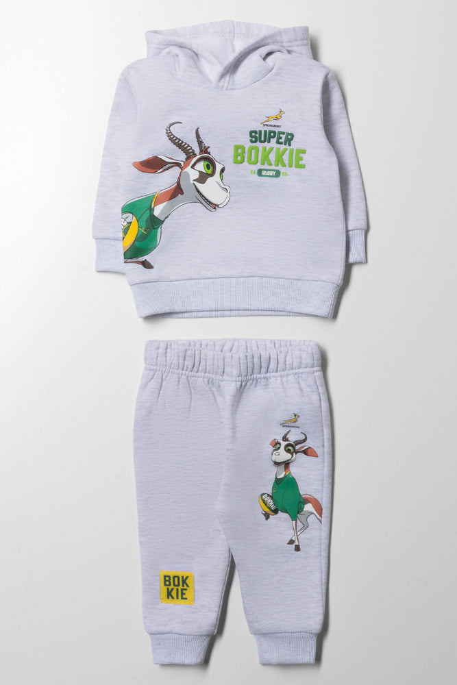 Bokkie Hooded Tracksuit Grey