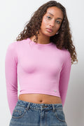Seamless Long Sleeve Top Lilac