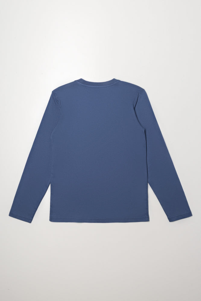 Long Sleeve T-Shirt Blue (2)