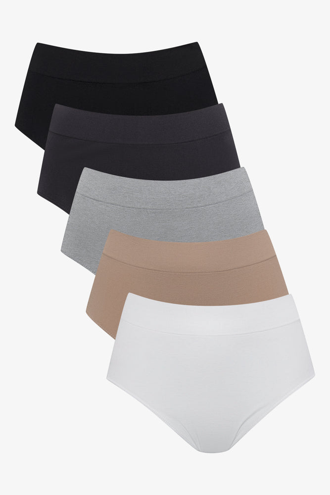 5 Pack Seamfree Briefs Multi