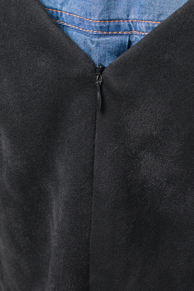 Suede Shift Dress (3)