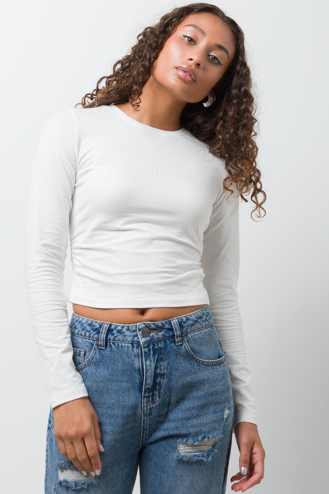 Long Sleeve T-Shirt Cream