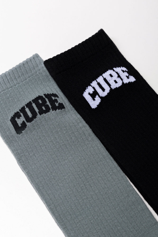 2 Pack Socks Light Green And Black