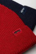2 Pack Beanie Red And Navy (1)