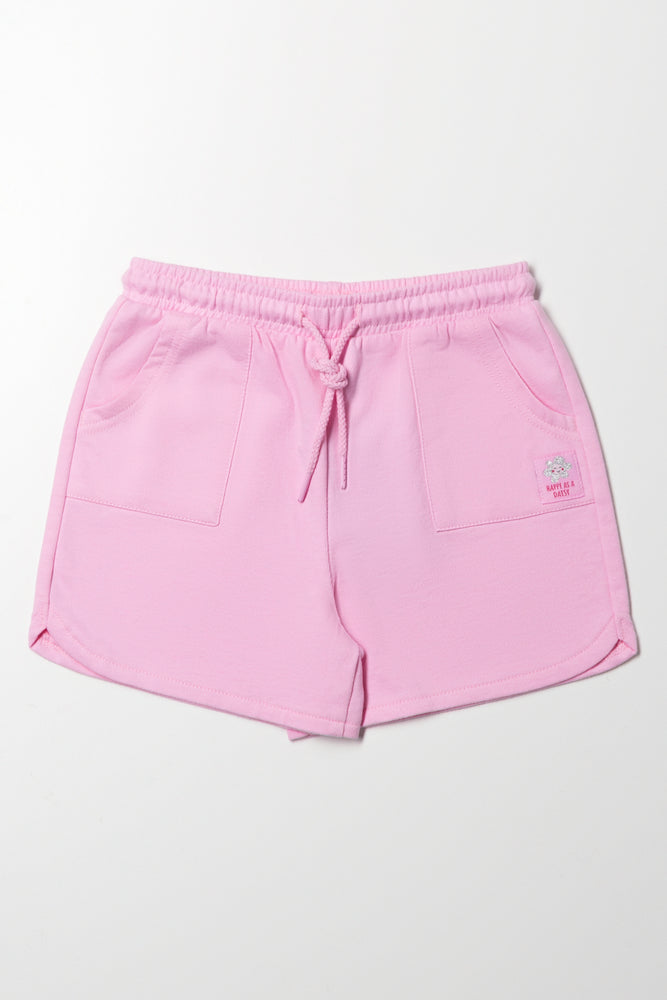 Fleece Shorts Pink