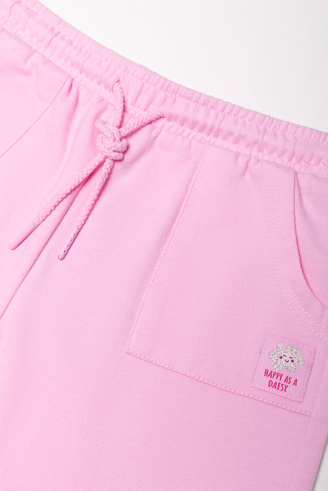 Fleece Shorts Pink
