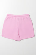 Fleece Shorts Pink (2)