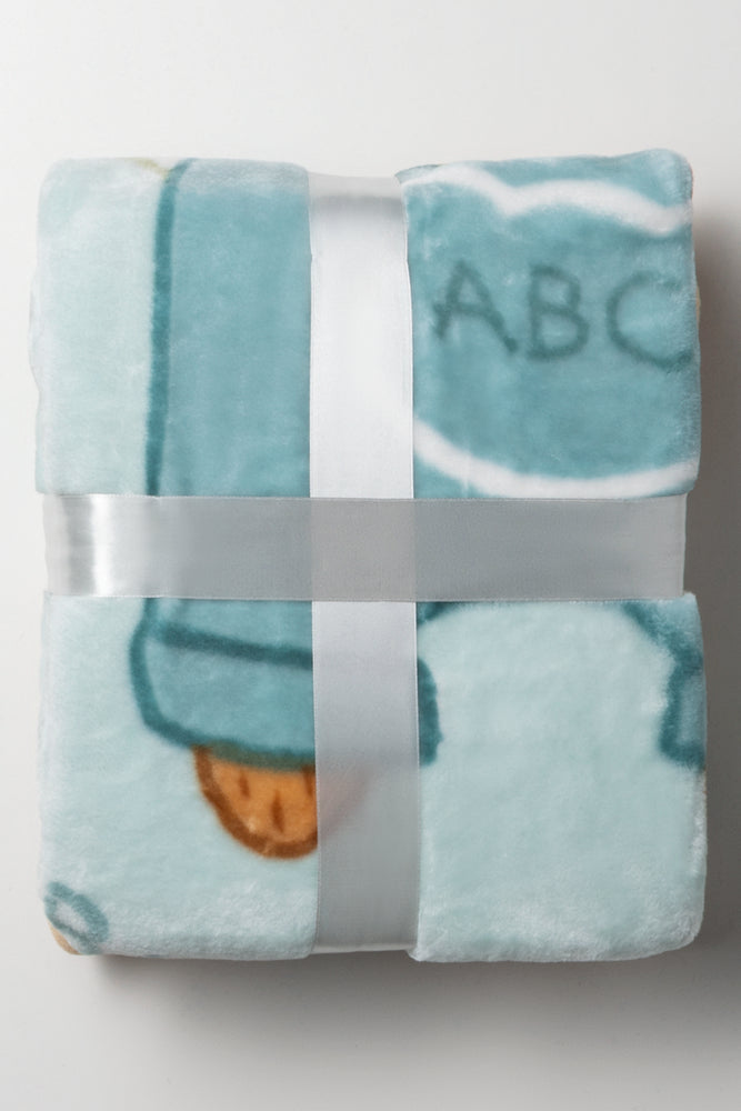 Buddy Bear Blanket Green
