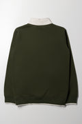 Baseball Quarter Zip Tracktop Green (2)
