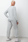 Barely Awake Need Coffee Pyjamas Light Grey (2)