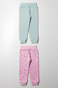 Gabby's Dollhouse 2 Pack Trackpants Light Green And Pink (2)
