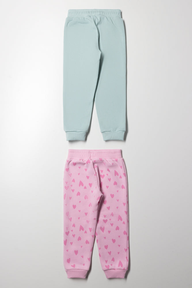 Gabby's Dollhouse 2 Pack Trackpants Light Green And Pink (2)