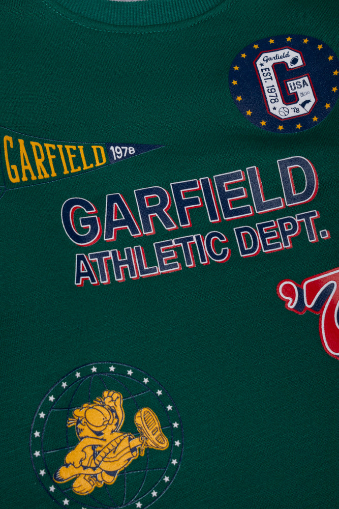 Garfield 2 Pack Crew Neck Tracktops Green And Grey (1)