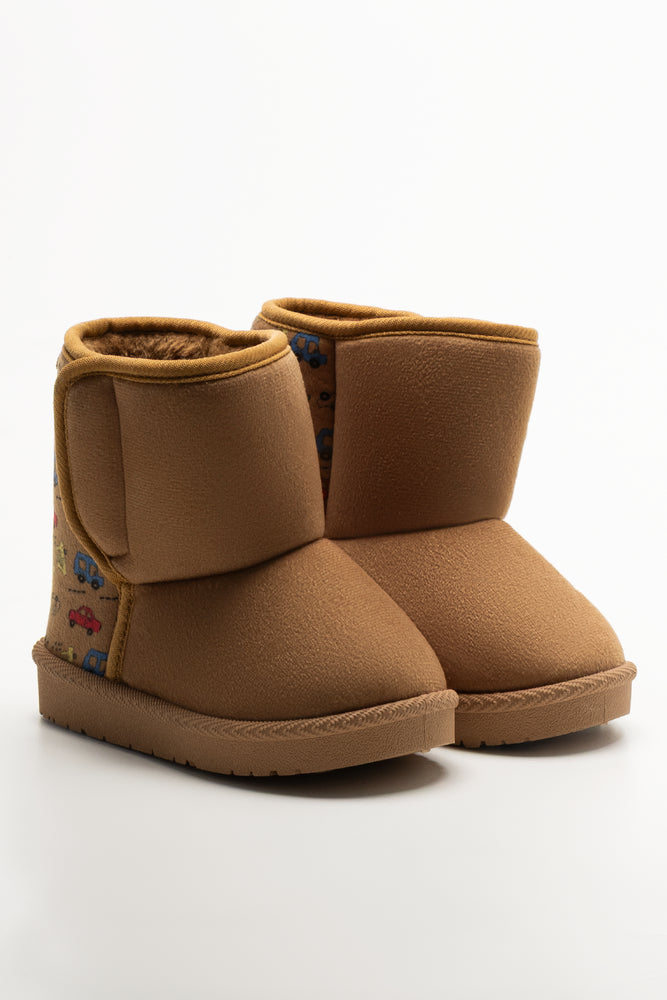 Car Comfort Boots Brown