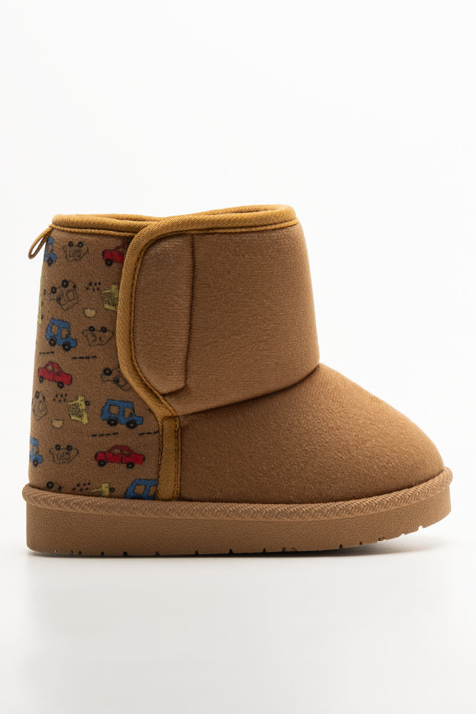 Car Comfort Boots Brown