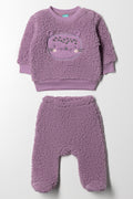 Cheetah Shaggy Set Purple