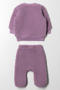 Cheetah Shaggy Set Purple (3)