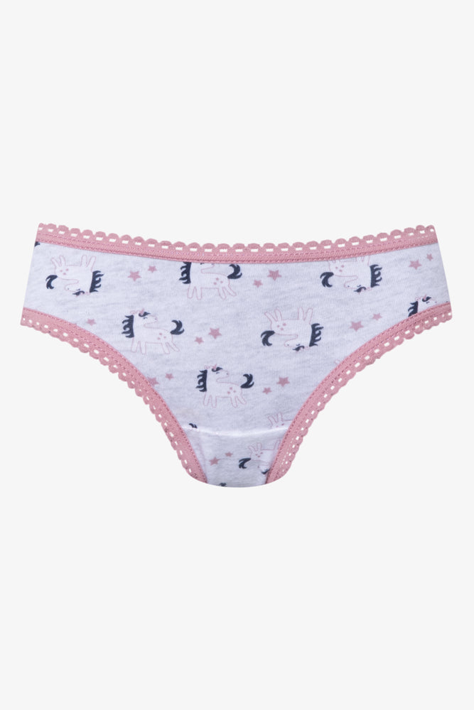 7 Pack Unicorn Bikini Panties Multi
