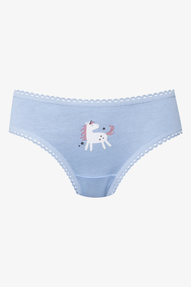 7 Pack Unicorn Bikini Panties Multi (7)
