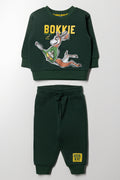 Bokkie Tracktop And Leggings Set Green