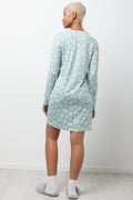 2 Pack Duvet Days Long Sleeve Sleepshirts Blue (1)