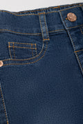 Lined Cuff Denim Jean Blue (2)