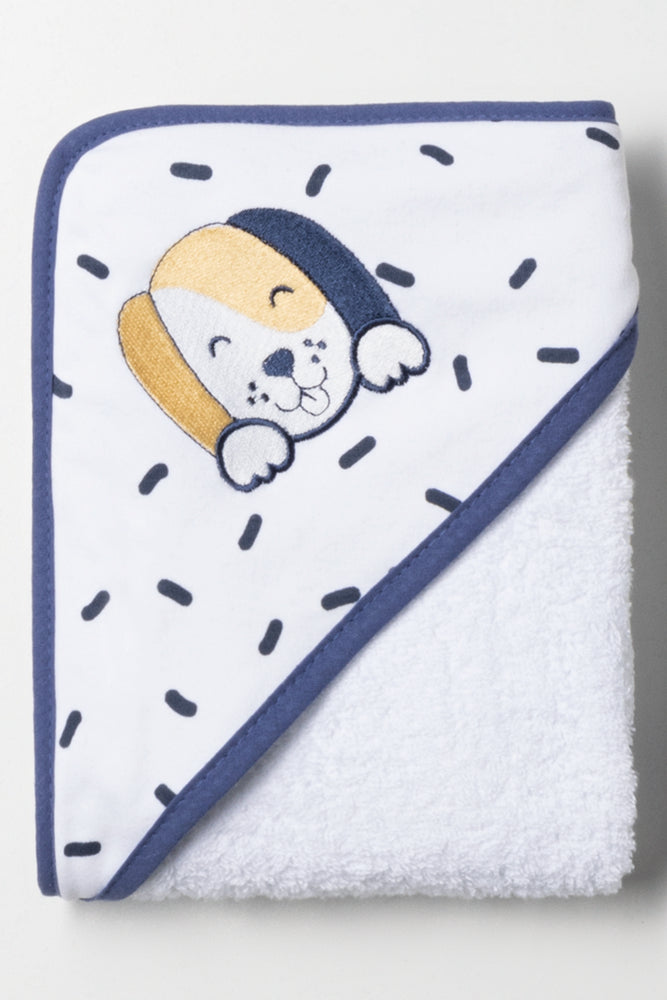 Dog Hooded Towel White