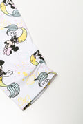 Minnie Mouse 2 Pack Cropped Leggings White And Lilac (2)