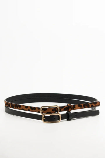 2 Pack Belts Brown And Black