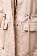 Parka Jacket With Fur Trim Natural (3)