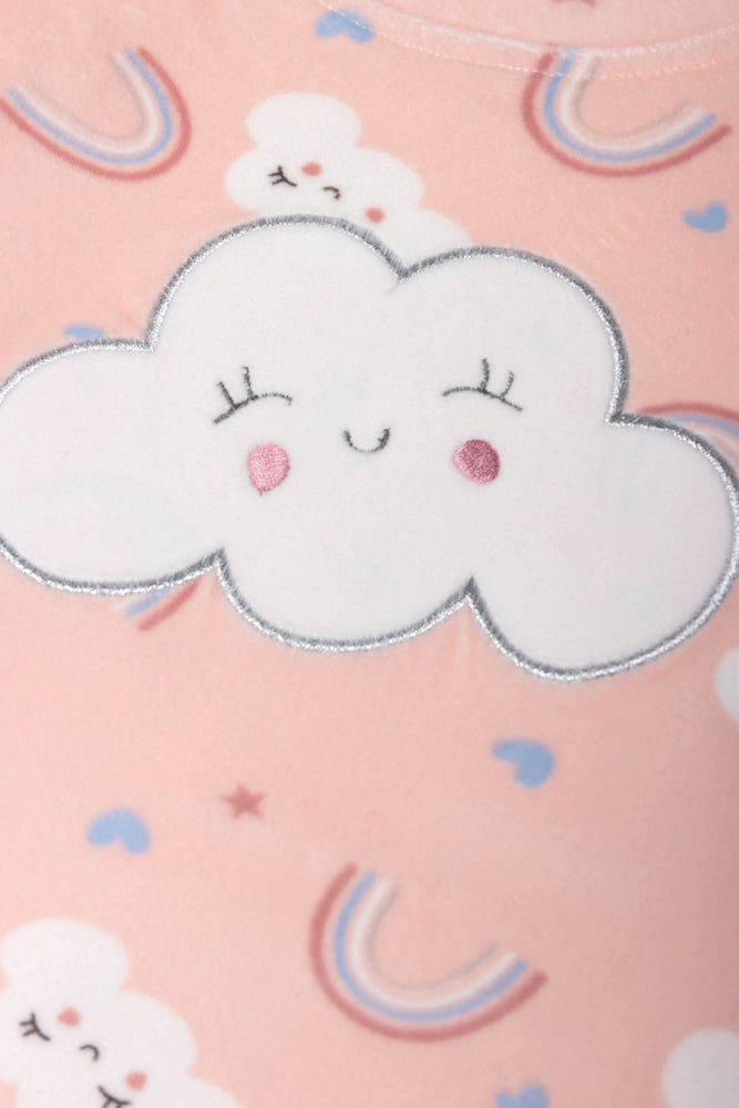Cloud Pyjamas Set Pink