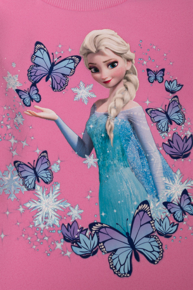 Frozen 2 Pack Tracktops Pink And Navy (2)