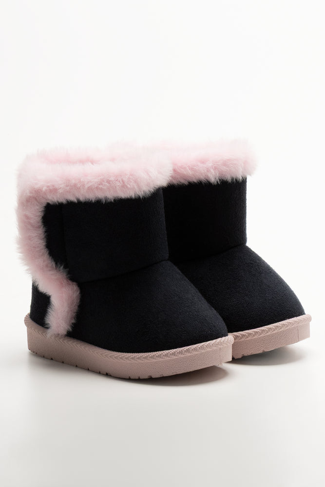Unicorn Comfy Boots Navy