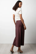 Satin Skirt Burgundy (3)