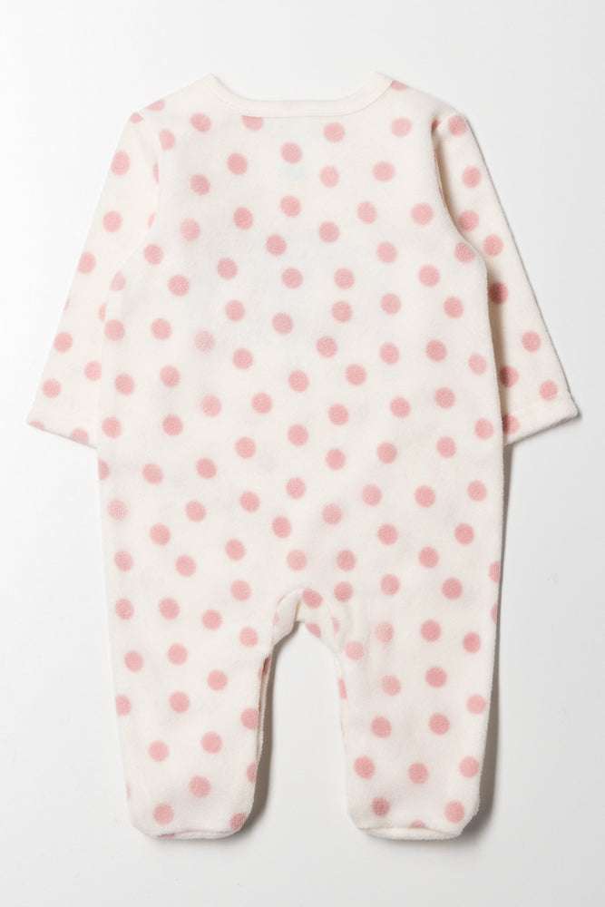 Hedgehog Babygrow Pink (2)