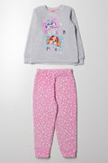 Paw Patrol Fleece Pyjamas Pink And Grey