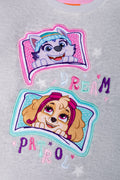 Paw Patrol Fleece Pyjamas Pink And Grey (1)