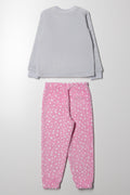Paw Patrol Fleece Pyjamas Pink And Grey (3)